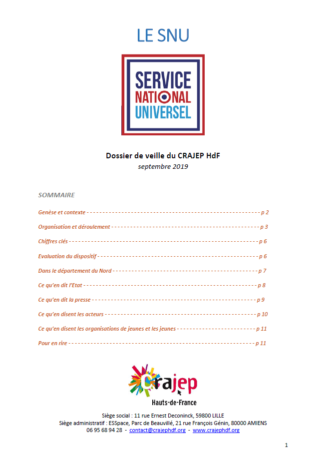 page garde dossier veille