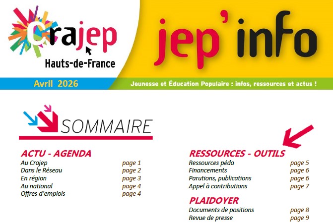 JEP’Info Avril 2026 : Actus, plaidoyer et ressources pour la jeunesse et l’éducation&nbsp;populaire
