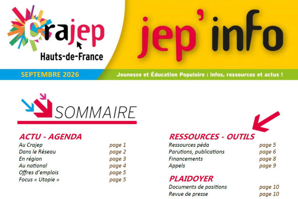 LA JEP INFO DE SEPTEMBRE&nbsp;2026